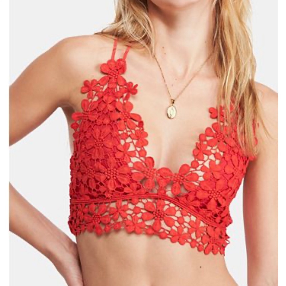 CORAL Free People Bralette
